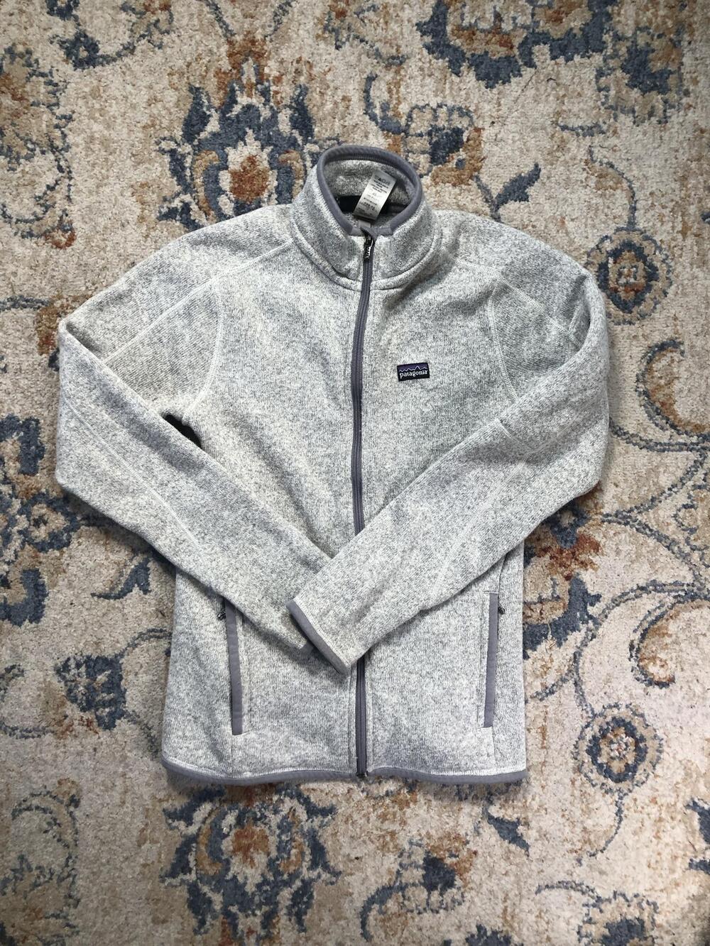 Patagonia Jacket Womens Small Gray Better Sweater Fleece Full Zip Outdoor Hiking